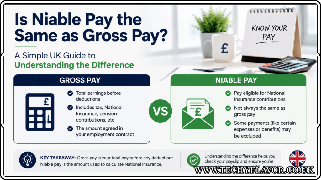 is niable pay the same as gross pay
